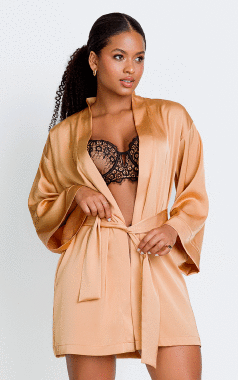 10650 ROBE CETIM GOLDEN Dour 42 - Sex Shop em Curitiba