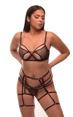 7112 CINTA-LIGA CHANEL pr U - Sex Shop em Curitiba