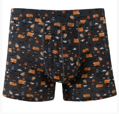 16EC6.P CUECA BOXER CAFE M - Sex Shop em Curitiba