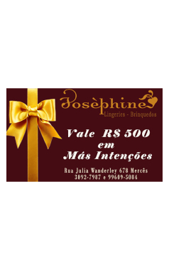 Vale Presente Más intenções R$ 500 - Sex Shop em Curitiba