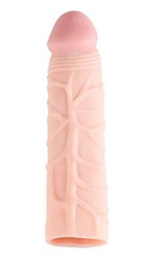 7518 Capa Peniana Texturiz.  16,5X3cm Nude - Sex Shop em Curitiba
