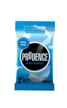 A2001 PRESERVATIVO PRUDENCE ULTRA SENSIVEL C/ 3 - Sex Shop em Curitiba