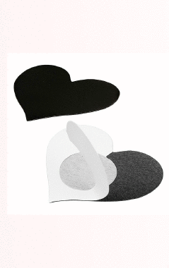 9470 Adesivos P/ Mamilos Coracao pr - Sex Shop em Curitiba