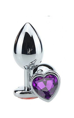 5850 PLUG JOIA CORACAO 9,5CM (G) - Sex Shop em Curitiba