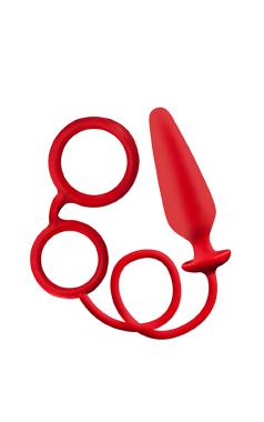 NAN098 PLUG ANAL C/ANEL SILICONE MENS ROVER - Sex Shop em Curitiba