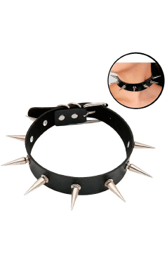 9665 Coleira com Spike - SI - Sex Shop em Curitiba