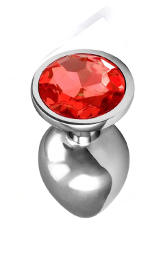 5845 PLUG INOX PEDRA 7,5CM - P - Sex Shop em Curitiba