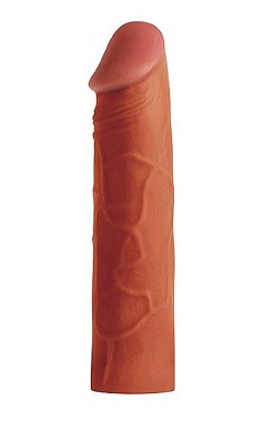 1291 Capa Peniana Cyberskin 17x4cm Lovetoy Marr. - Sex Shop em Curitiba
