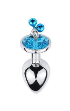 6361 PLUG ANAL INOX C/PING. 8,5CM - M - Sex Shop em Curitiba
