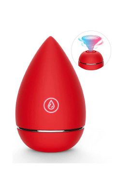 7935 VIBRADOR PULSACAO FORM. PERA verm - Sex Shop em Curitiba