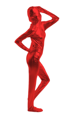 SD-156 MACACAO ZENTAI ZIPER NAS COSTAS verm U - Sex Shop em Curitiba