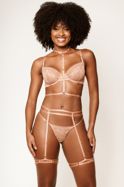 5646 CHOKER STRAPPY HUCHETTE nude U - Sex Shop em Curitiba