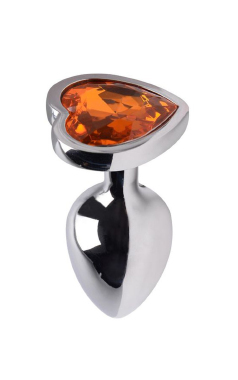 5850 PLUG JOIA CORACAO 9,5CM (G) - Sex Shop em Curitiba