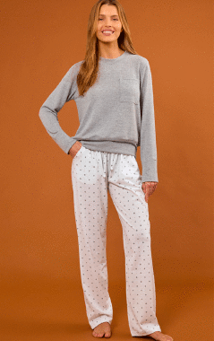 2597 PIJAMA BLUSA C/CALCA M - Sex Shop em Curitiba