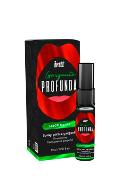 5098 FACILITADOR ORAL GARGANTA PROFUNDA MENTA 15ML - Sex Shop em Curitiba