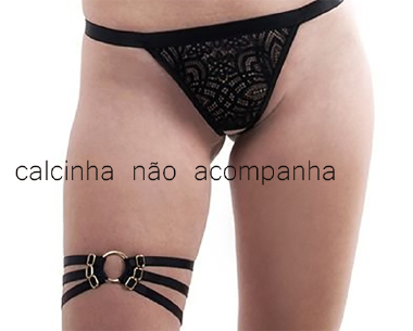 1675 GARTER ASHLEY PRETO (U) - Sex Shop em Curitiba