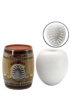 9004 Masturbador Egg Lata Form.de Barril Bourbon - Sex Shop em Curitiba