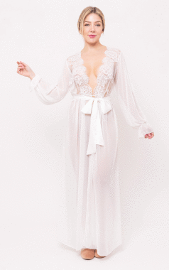 29127 ROBE LONGO CHIFFON - Sex Shop em Curitiba