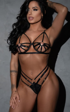 1010  CONJUNTO KATRINA STRAPPY - Sex Shop em Curitiba