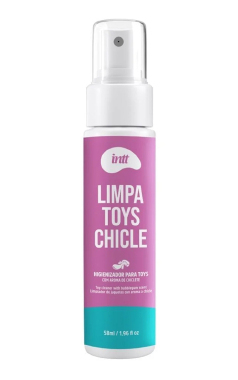 6021 HIGIENIZADOR LIMPA TOYS CHICLETE 60ML - Sex Shop em Curitiba