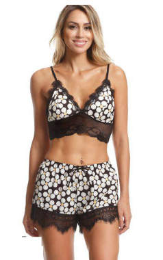 3663 SHORT ESTAMPADO MARGARIDA - Sex Shop em Curitiba