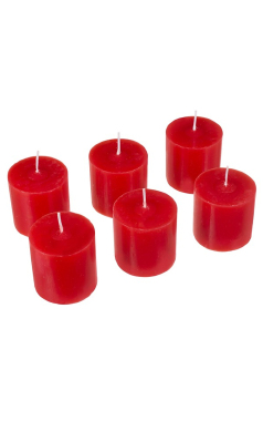 VELA AROMÁTICA CILINDRICA MORANGO 5CM - Sex Shop em Curitiba