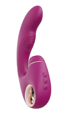 9099 Vibrador Ponto G + Clitoris Tapping Joanna Bordô - Sex Shop em Curitiba