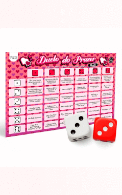 LD047 JOGO PICANTE  DUELO DO PRAZER - Sex Shop em Curitiba