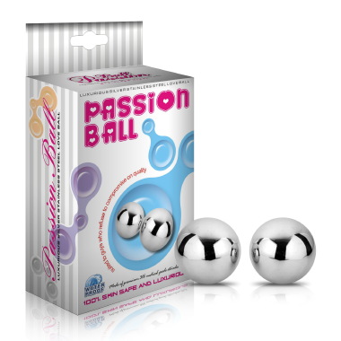 5697 BOLINHAS ACO INOX PASSION BALLS - Sex Shop em Curitiba