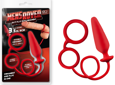 NAN098 PLUG ANAL C/ANEL SILICONE MENS ROVER - Sex Shop em Curitiba