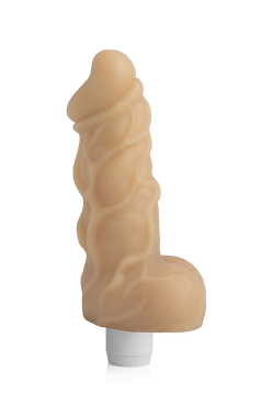 CYB044 PROTESE BIG BOSS CYBER SKIN 18,5X5CM c/vibro - Sex Shop em Curitiba