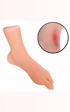 4103 Masturbador Formato Pé /Vagina - 23,0 x 9,0 - Sex Shop em Curitiba
