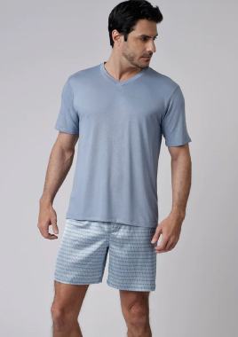 320650 PIJAMA MASC. CETIM - Sex Shop em Curitiba