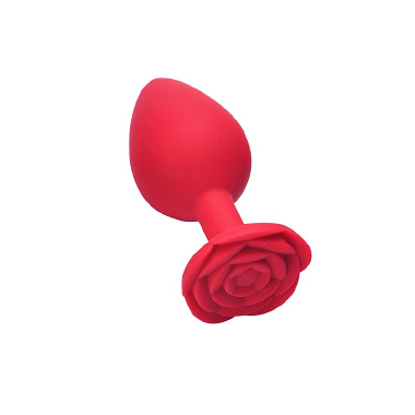 7909 Plug Anal Silicone (M) 8,5cm verm - Sex Shop em Curitiba