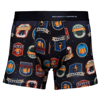 661C6 CUECA BOXER PLUS SIZE ROTULOS - Sex Shop em Curitiba