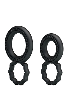 7330 Anel Peniano Duplo Ring Pretty Love - Sex Shop em Curitiba