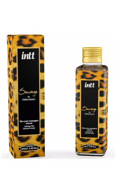 4919 OLEO P/ MASSAGEM SAUVAGE INTT 130ML - Sex Shop em Curitiba