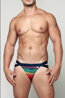 SD150 CUECA JOCKSTRAP ARCO IRIS - Sex Shop em Curitiba