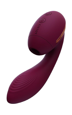 6997 Vibrador Pulsação Tina Mini Kisstoy Bordô - Sex Shop em Curitiba
