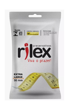 5557 PRESERVATIVO EXTRA LARGE RILEX C/3 UNID - Sex Shop em Curitiba
