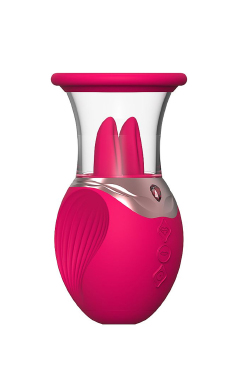 9089 Vibrador de Clitoris c/m Lingua Estimuladora e Succao pk - Sex Shop em Curitiba
