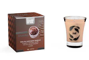 48150 VELA P/MASSAGEM CHOCOL INTT 40G - Sex Shop em Curitiba