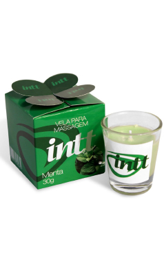 48180 VELA P/MASSAGEM BEIJ. MENTA INTT 40GR - Sex Shop em Curitiba