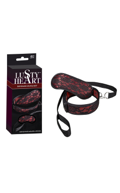 Nan186 KIT BONDAGE COLEIRA C/GUIA LUSTY - Sex Shop em Curitiba