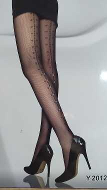 Y2012 MEIA CALCA C/ RISCA E STRASS PR (U) - Sex Shop em Curitiba