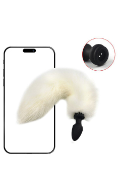 8632 Plug Anal Silicone c/ Rotacao 40cm via APP - Sex Shop em Curitiba