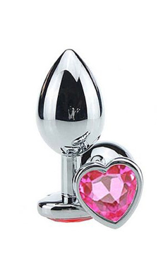 5850 PLUG JOIA CORACAO 9,5CM (G) - Sex Shop em Curitiba