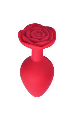 7909 Plug Anal Silicone (M) 8,5cm verm - Sex Shop em Curitiba