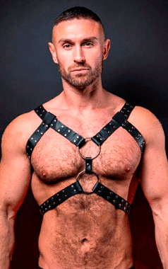 9662 Harness Masculino - Peitoral - SI - Sex Shop em Curitiba
