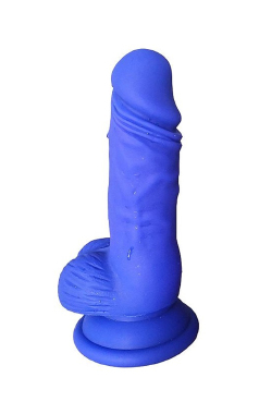 7146 Penis Realistico MultiCor 13,4x3cm Az clar - Sex Shop em Curitiba